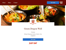 Tablet Screenshot of greendragonwell.com